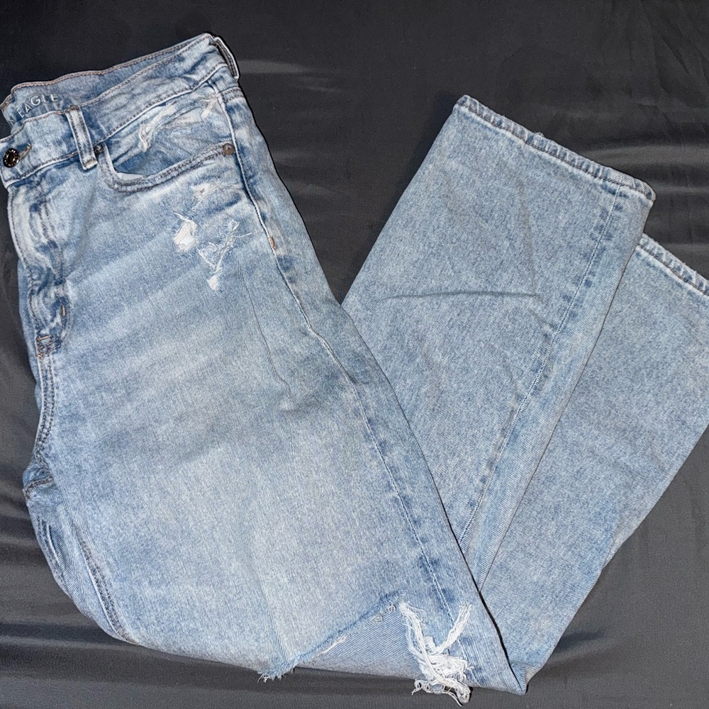 American Eagle Outfitters Light Blue High Rise Jeans